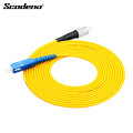 Cordon de raccordement à fibre optique réseau SC-FC simplex et duplex Scodeno pour la communication de données